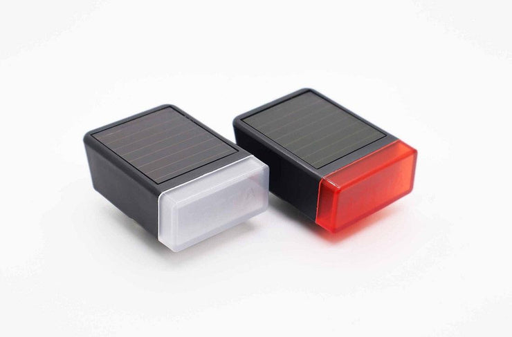 Litta 2 solar fietsverlichting set zwart