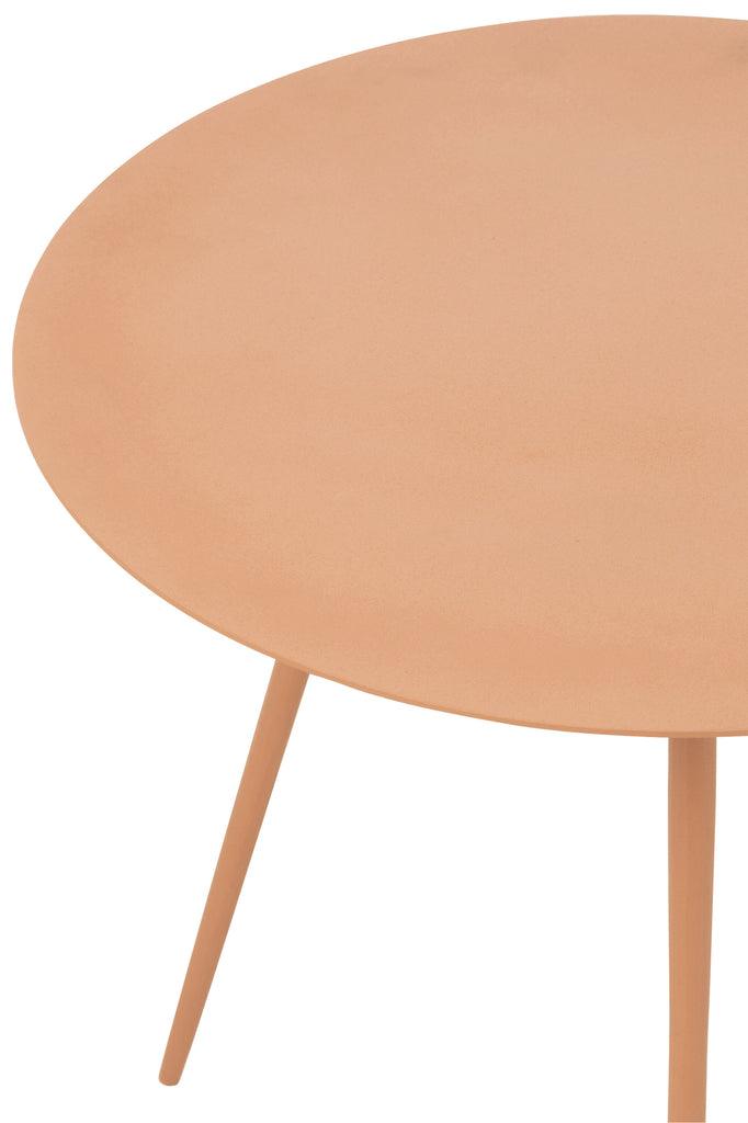 Sidetable Ijzer Peach - Florismoo