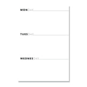 Vormgevoel plan your week A5 planner weekdeel